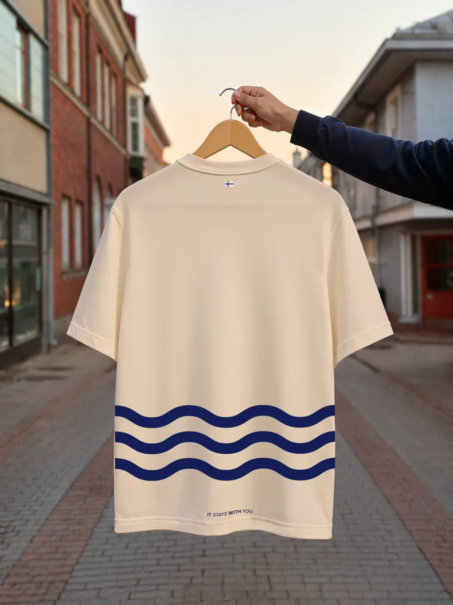 Ekenäs Finland T-shirt — With the waves
