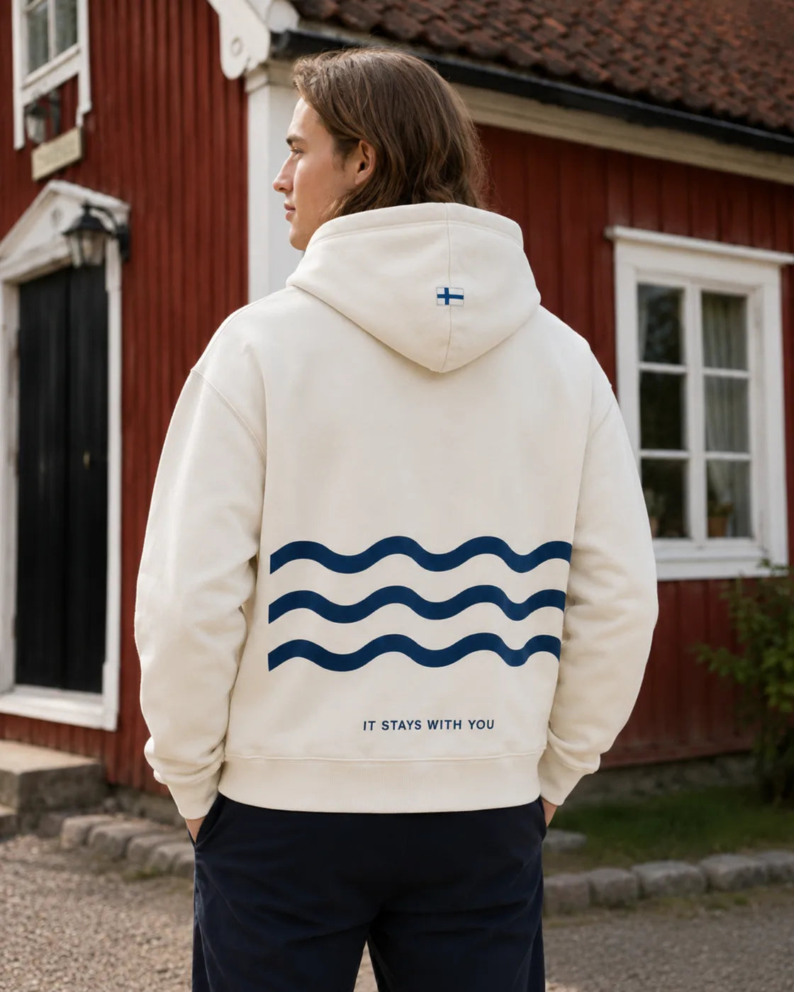 Ekenäs Finland Hoodie — With the waves